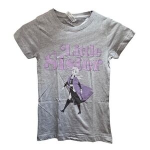 L.A.T Disney Frozen Little Sister Anna Heather T-Shirt Size Girls Medium
